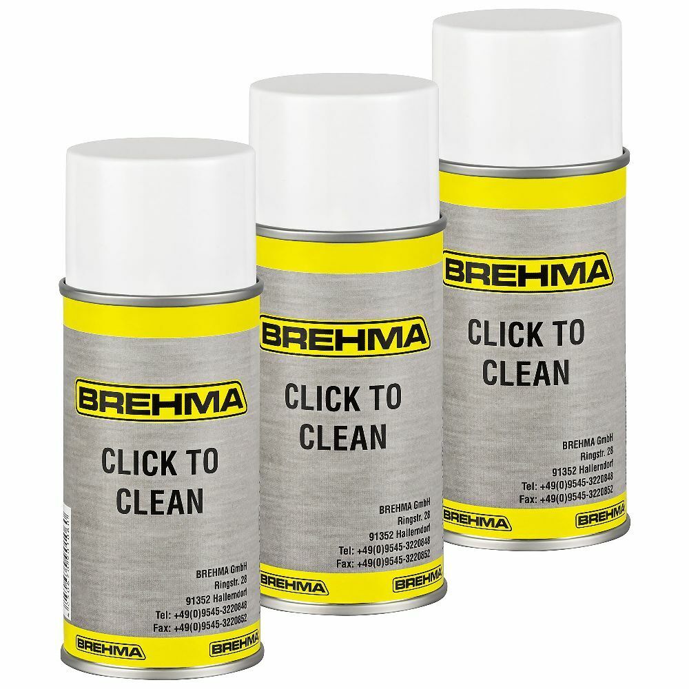 3x Klimaanlagenreiniger BREHMA Click to Clean 150ml Klima Reiniger