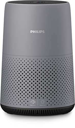 Philips AC0830/10 Luftreiniger Serie 800, Entfernt 99,5 prozent Partikel, Raumgröße: 49 m², Luftqualitäts-Farbfeedback